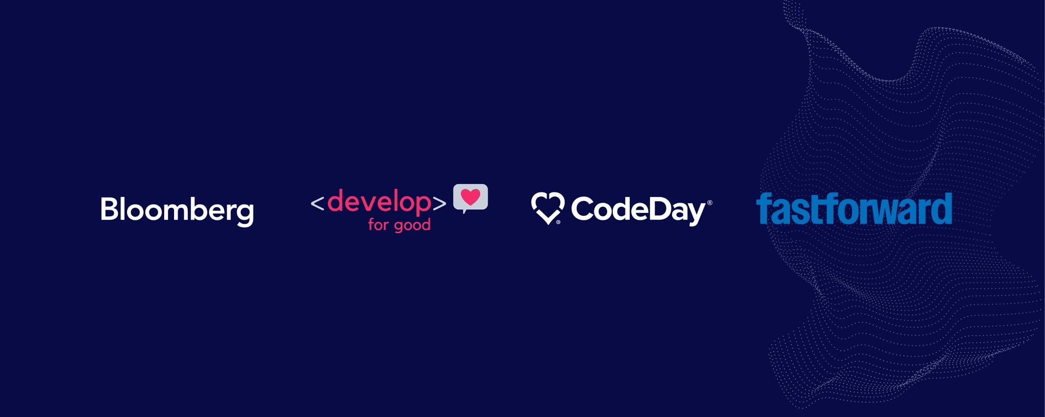 Bloomberg, Develop for Good, CodeDay, and Fast Forward partnership